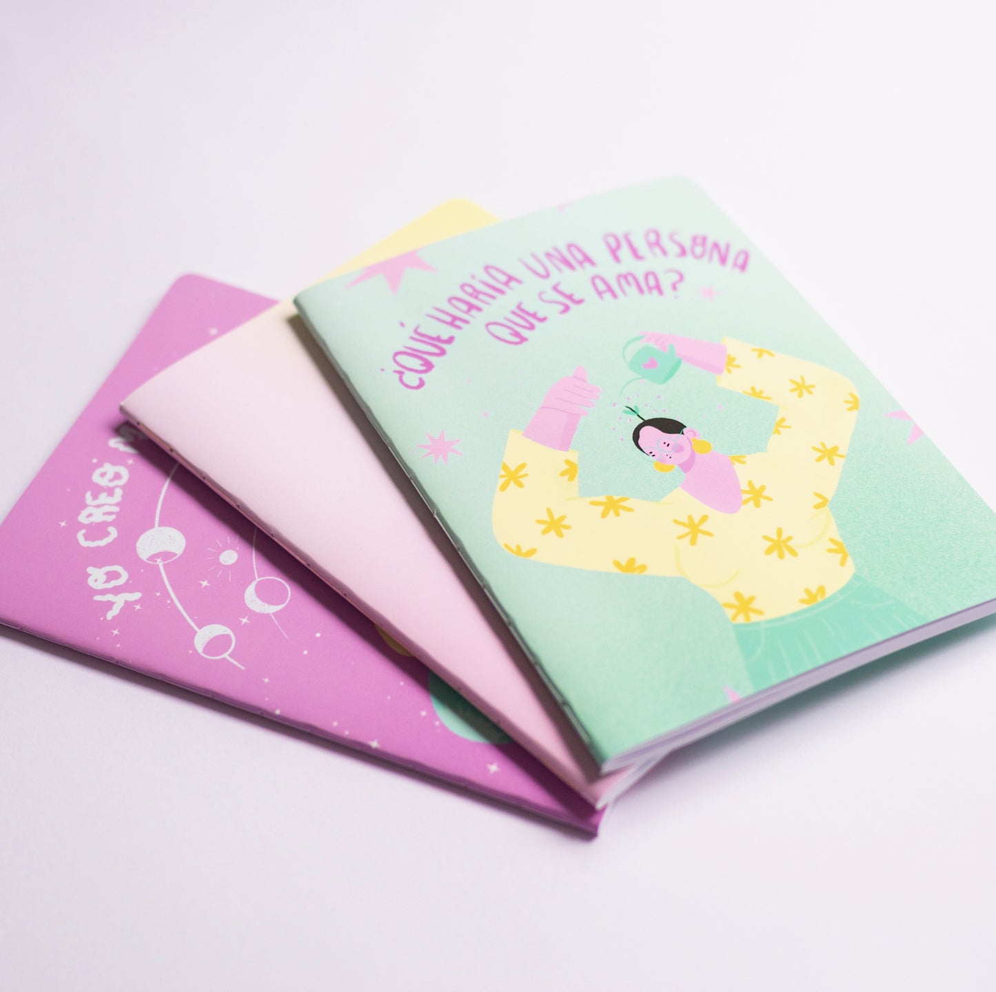 Bundle de tres libretas: Amor propio en papel